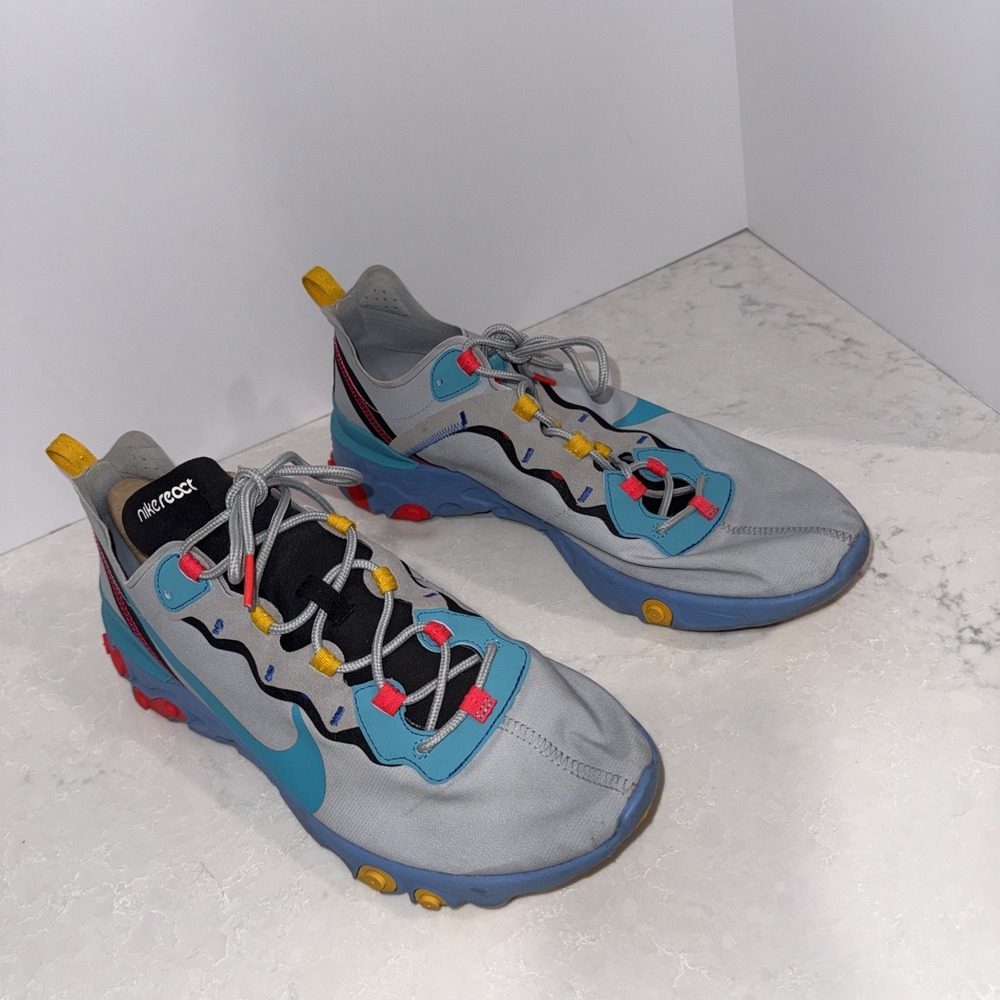 Size 13 - Nike React Element 55 SE Volt Stardust - Picture 4 of 11